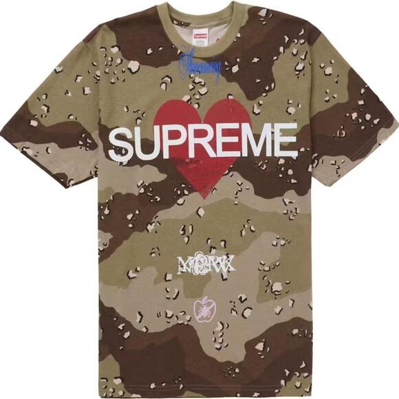❤️ Supreme Announcing T Shirt in Desert Camo XXL